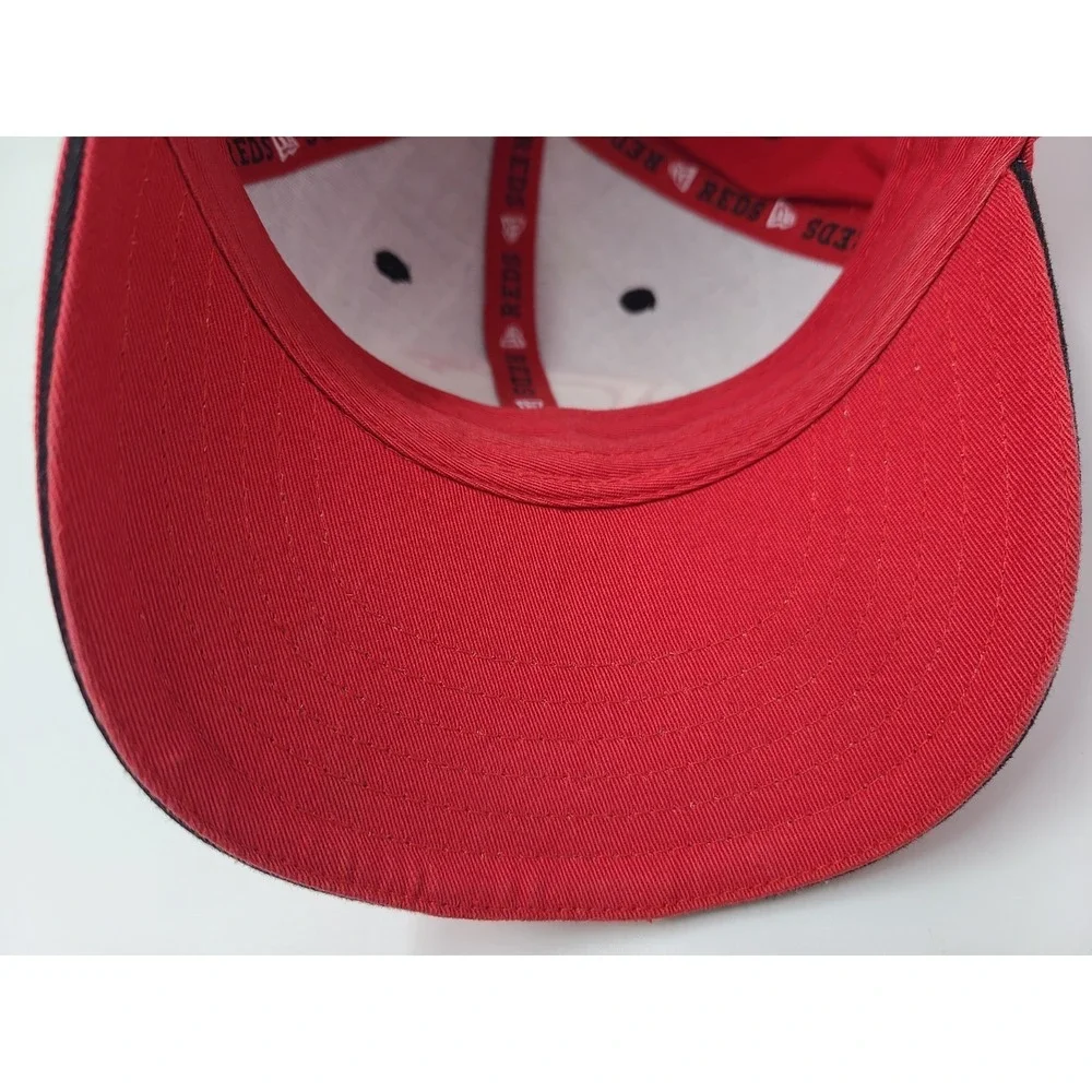 Youth Cincinnati Reds New Era Adjustable Hat Cap Boy Girl MLB Baseball Black Red